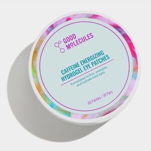 GOOD MOLECULES CAFFEINE ENERGIZING HYDROGEL EYE PATCHES- new in box